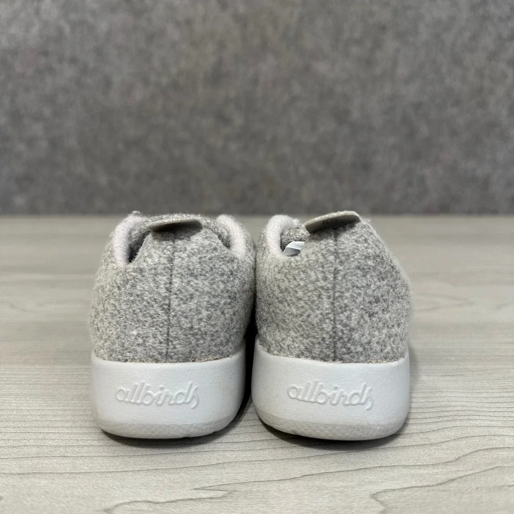 Allbirds Smallbirds Wool Runner Kids Size T7 Grey Pink Yellow Sneakers Shoes